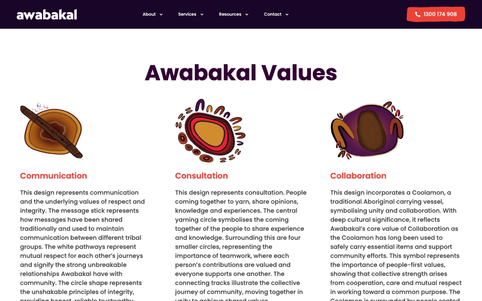 Awabakal: Jezweb website