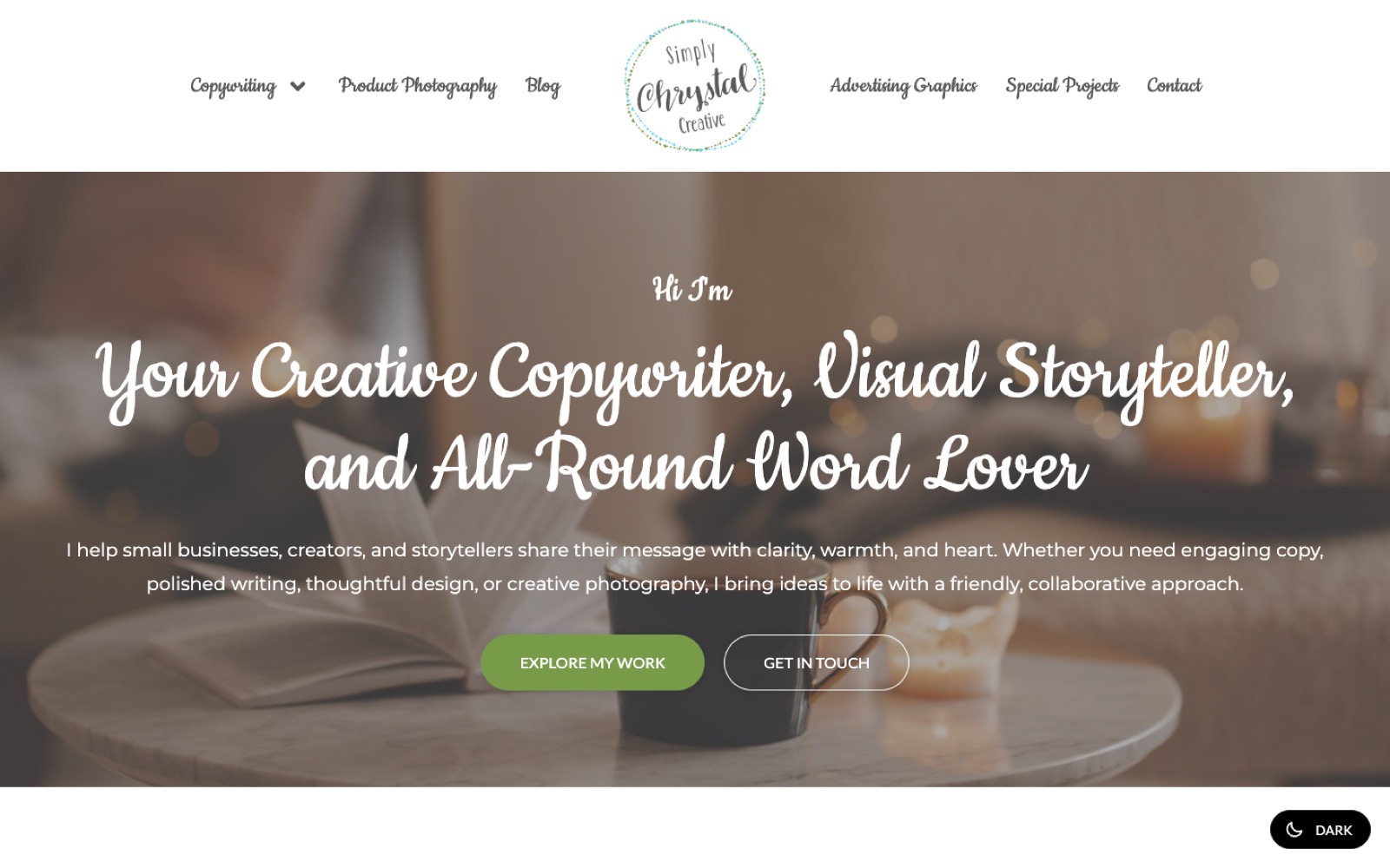 Simply Chrystal Creative: Jezweb website